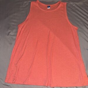 Coral Sleeveless Tank Top